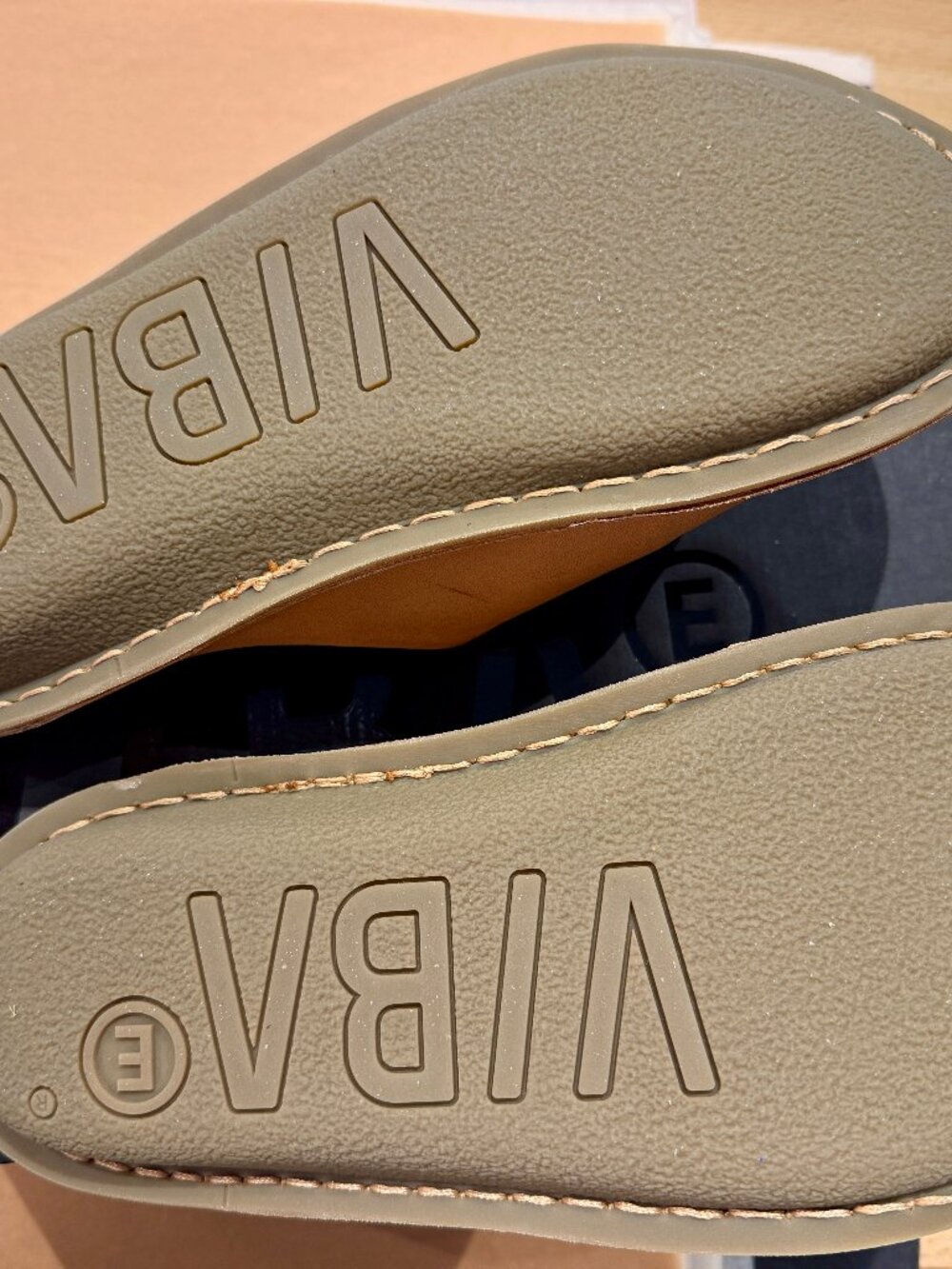 VIBA Mule Slip ons ROMA Leather Fawn Tan - Size 41 - Picture 2 of 8
